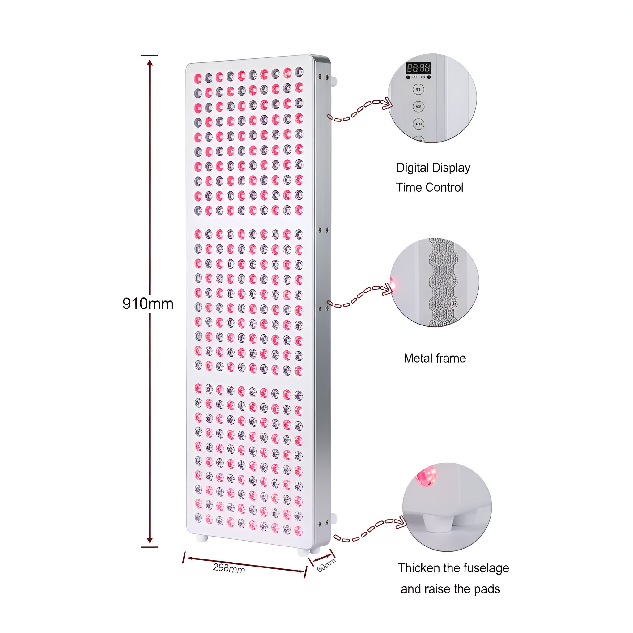Pro Series Red Light Therapy Panel – 660nm & 850nm Clinical Grade