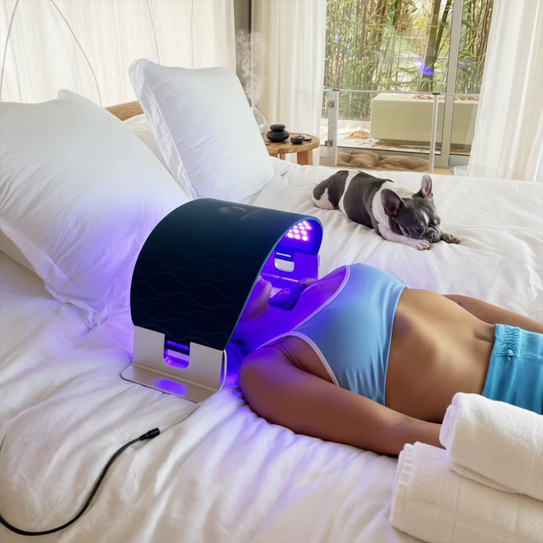 Athena LED light therapy panel for skin rejuvenation and collagen production