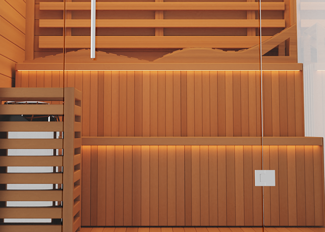 3-Person Home Steam Sauna — Traditional 7