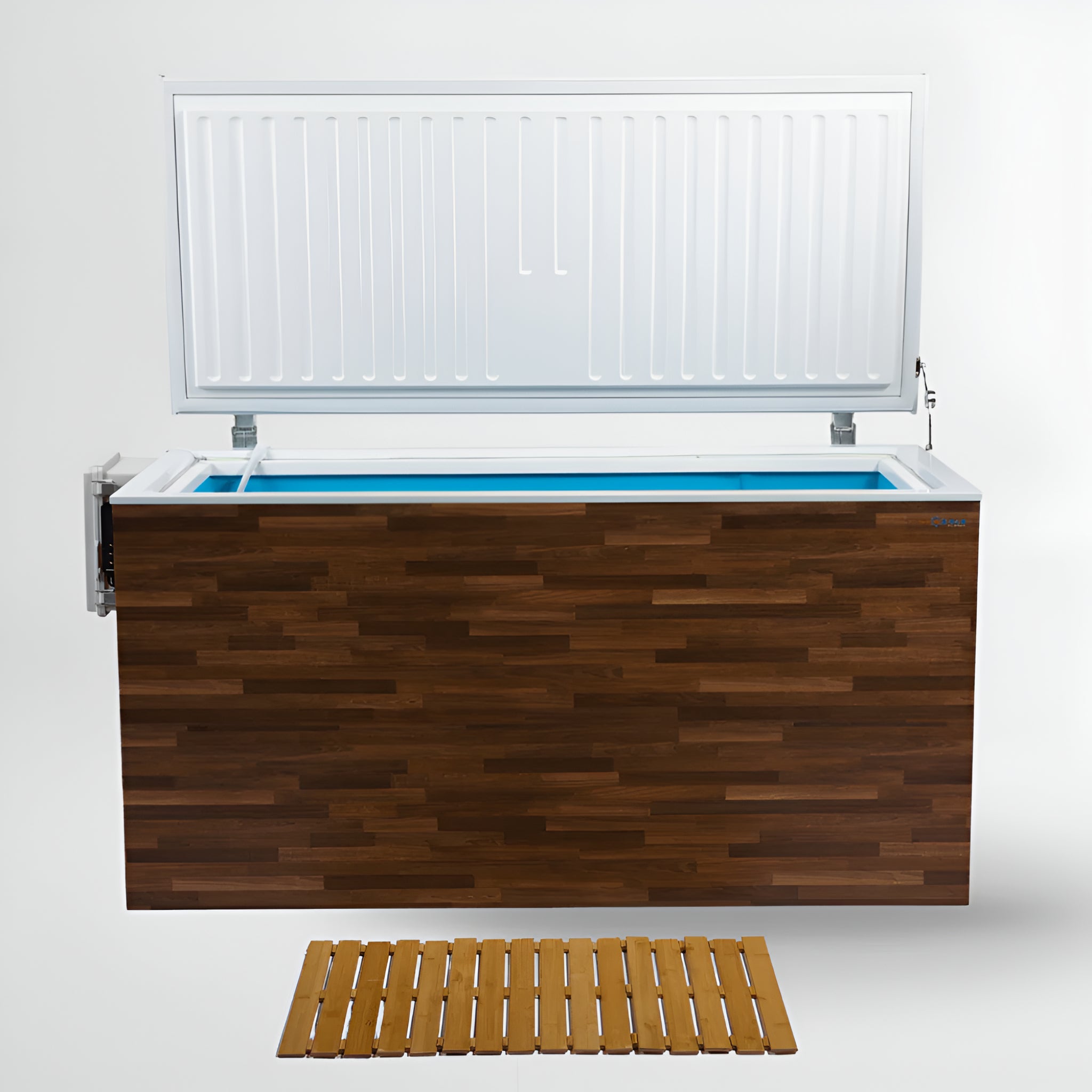 All-In-One cold plunge with soft top cover — versatile home wellness recovery system