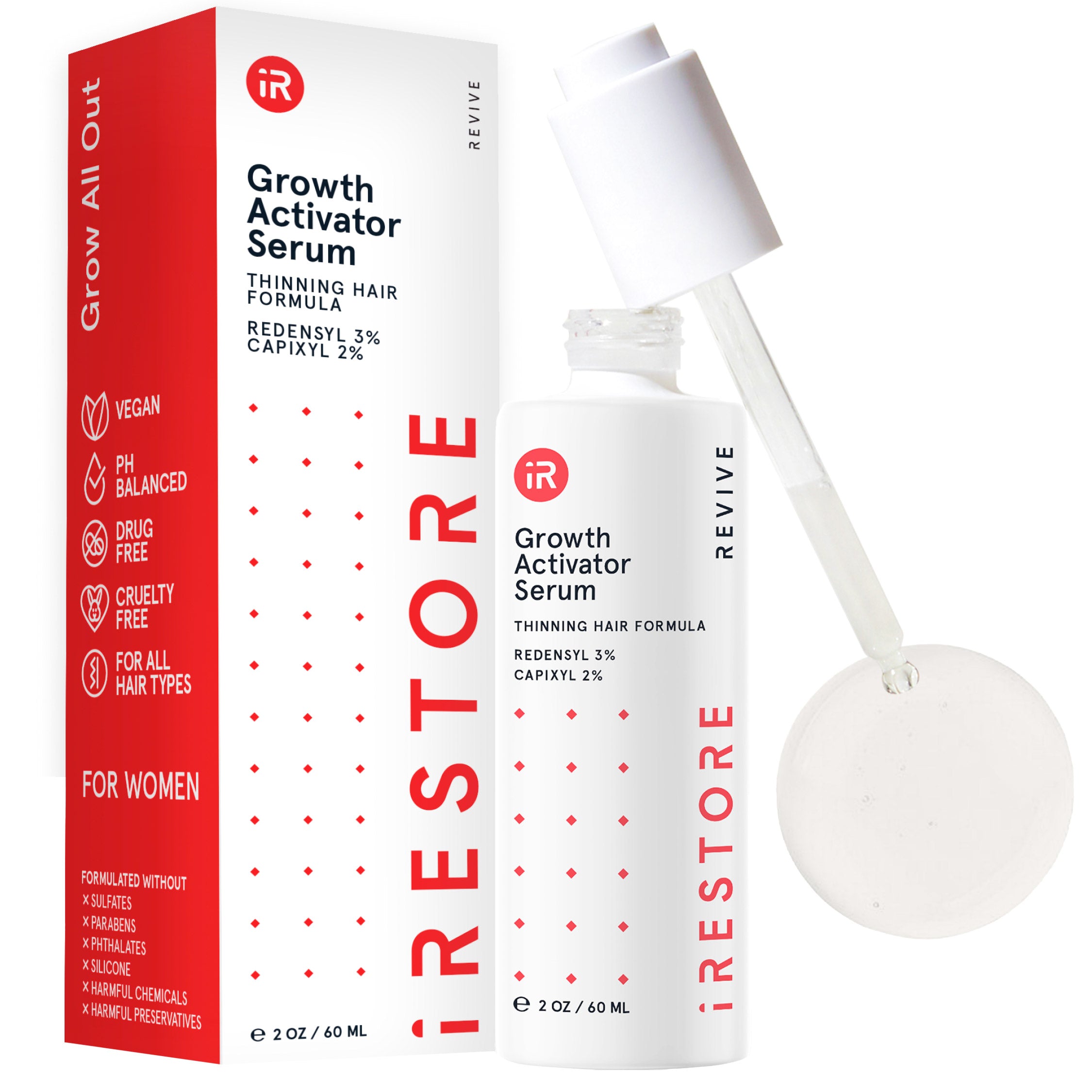 iRestore red light hair growth helmet — FDA-cleared androgenetic alopecia device