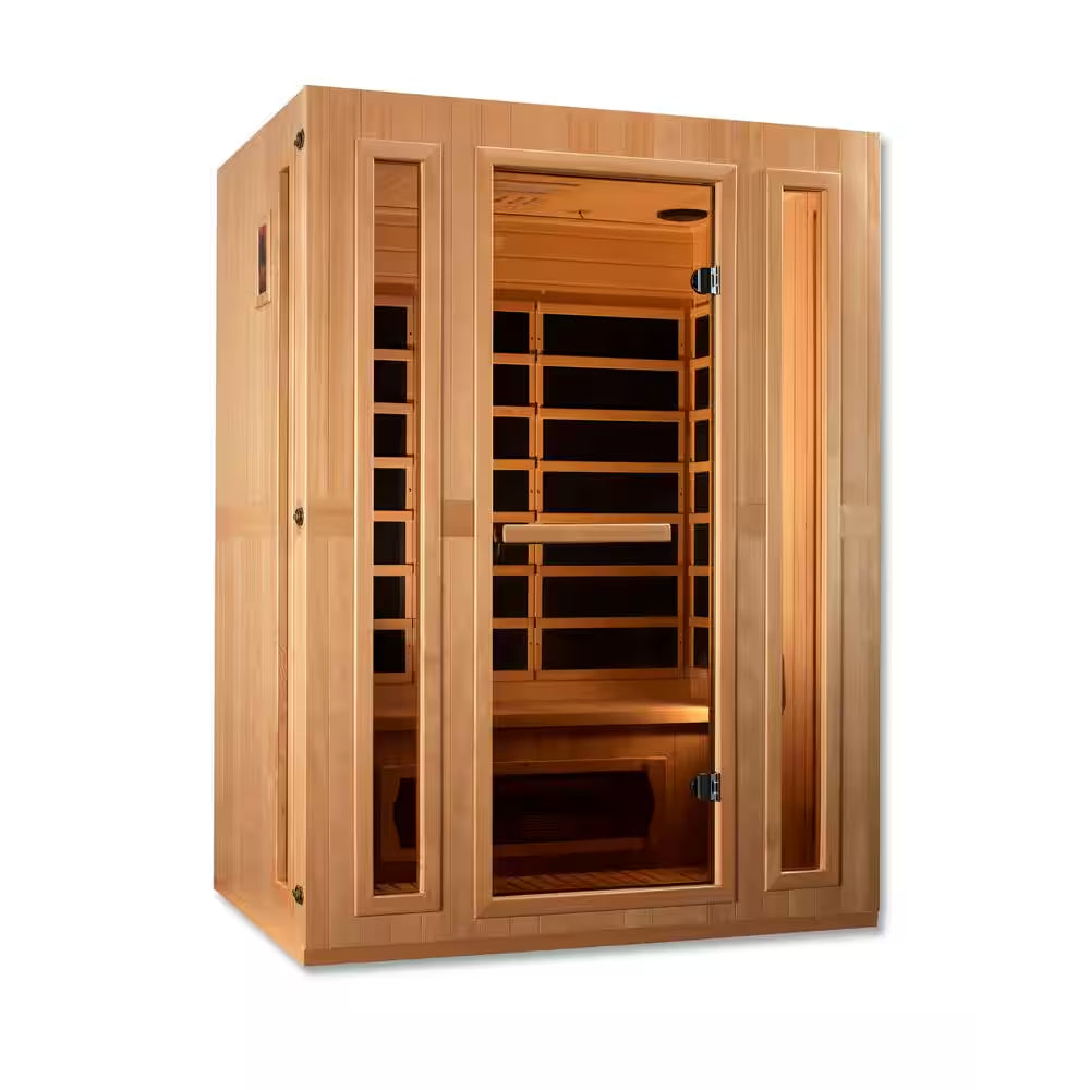 Lifesauna Infracolor 3-Person infrared sauna with red light therapy and chromotherapy