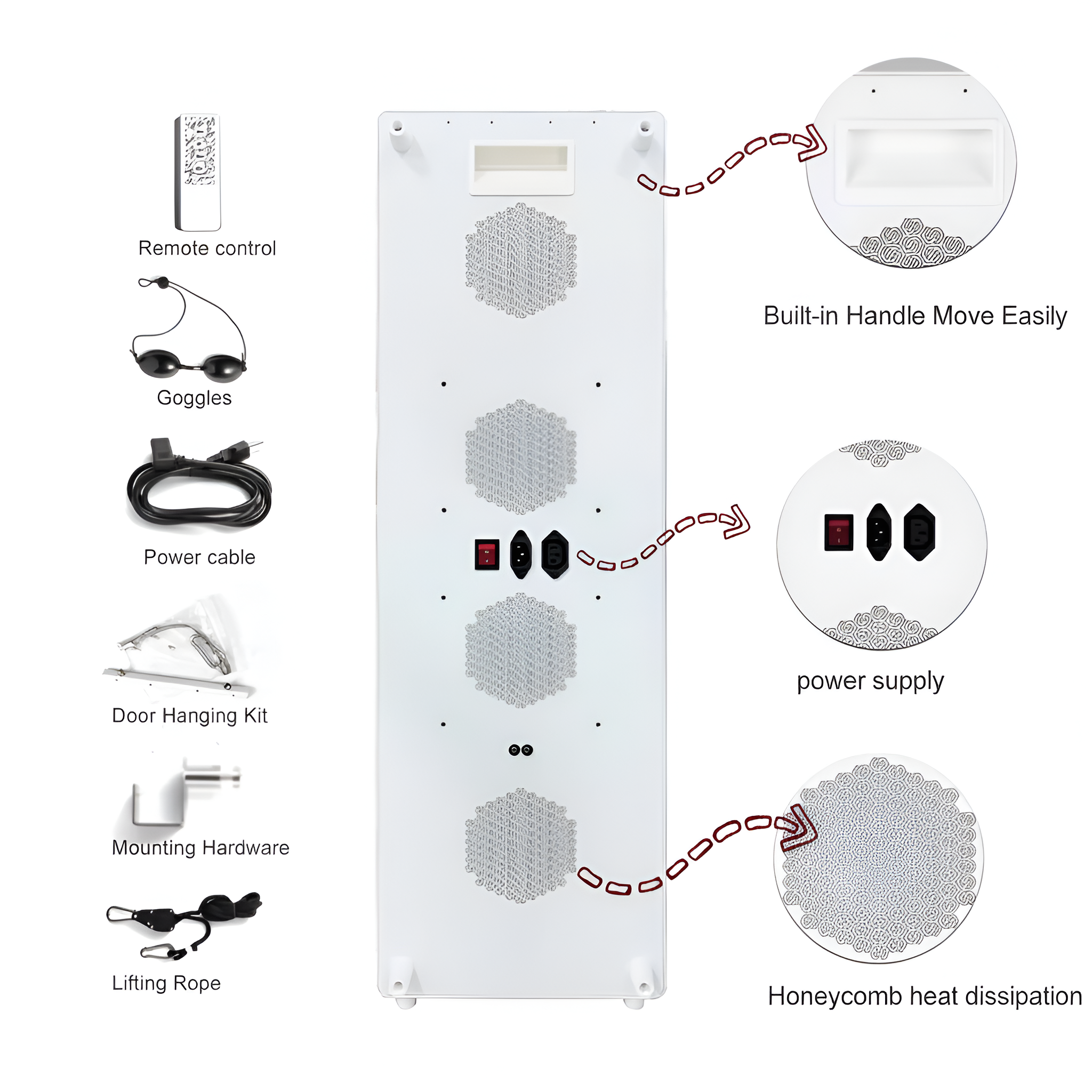 Pro Series Red Light Therapy Panel – 660nm & 850nm Clinical Grade