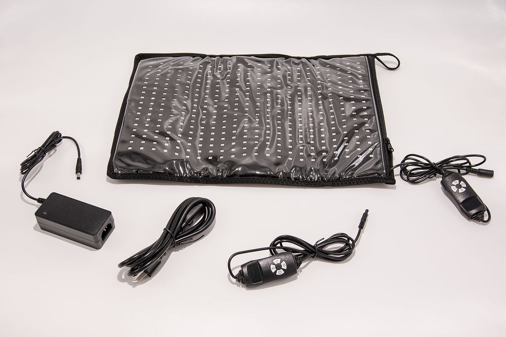 Red Light Neuropathy Kit medium foot pad — 11 by 7 inch 540 LED dual-wavelength