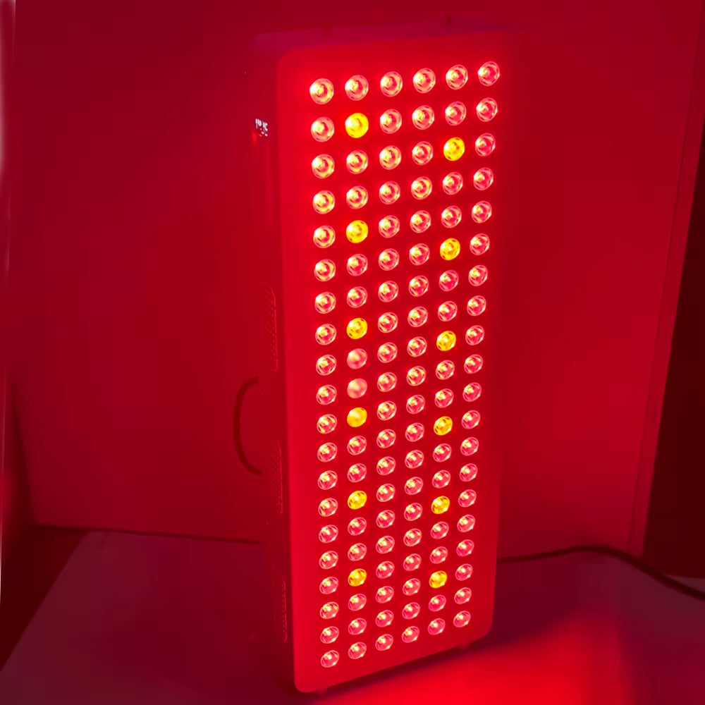 Deep Red therapy panel rear view showing cooling vents and durable build