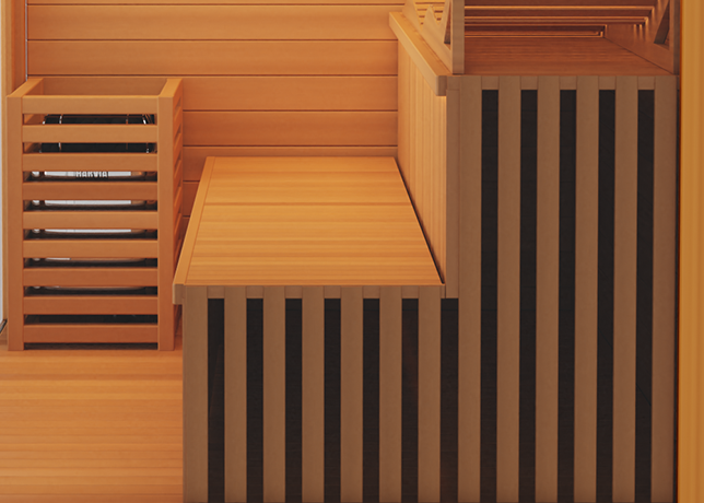 3-Person Home Steam Sauna — Traditional 7