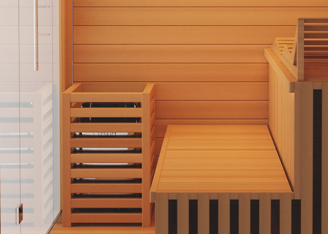 3-Person Home Steam Sauna — Traditional 7